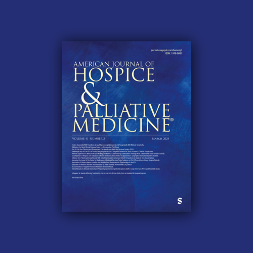 Cover American Journal of Hospice & Palliative Medicine
